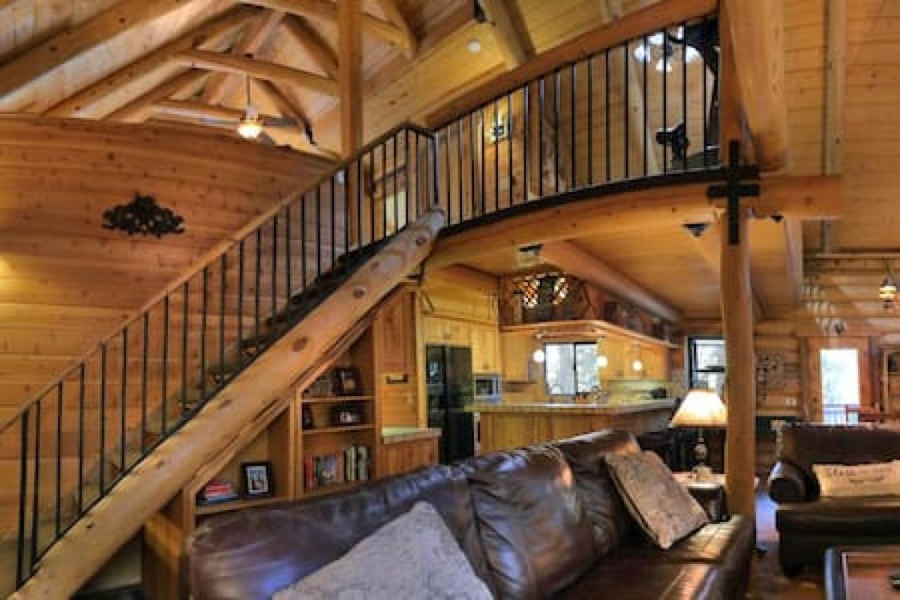 Eagles Nest - Natural Log Cabin With Guest House Idyllwild Zewnętrze zdjęcie