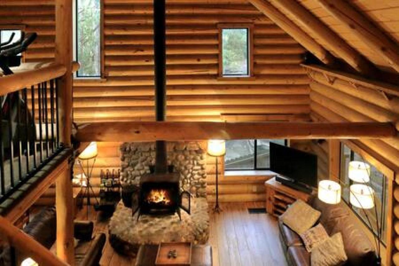Eagles Nest - Natural Log Cabin With Guest House Idyllwild Zewnętrze zdjęcie
